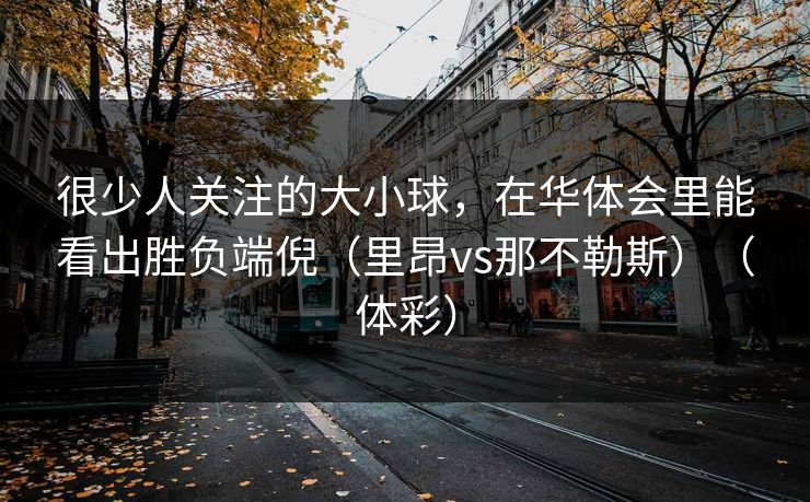 很少人关注的大小球,在华体会里能看出胜负端倪(里昂vs那不勒斯)(体彩) 很少人关注的大小球,在华体会里能看出胜负端倪(里昂vs那不勒斯)(体彩)